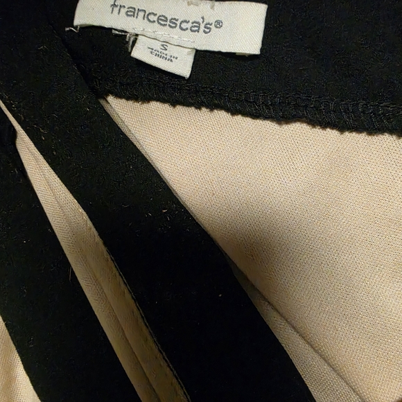 Francesca's Collections Black Lace Strapless Dress with Nude Lining NWOT - Picture 2 of 3